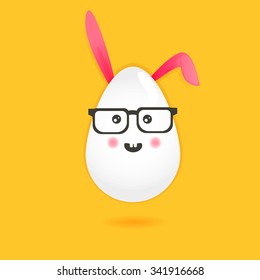 Happy easter eggs bunnyHappy easter eggs bunny