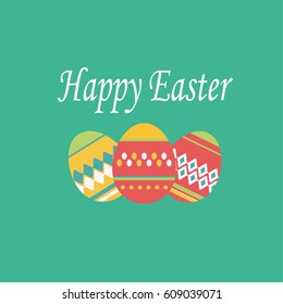 Happy easter eggs. Decorative eggs. Easter eggs. Background.