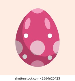 Happy easter eggs. Isolated Vector Illustration. suitable for design needs