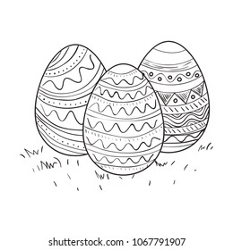happy easter eggs paint