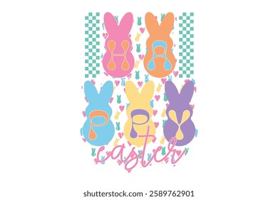 Happy Easter EPS T-shirt Design