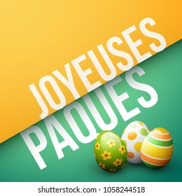 Happy Easter in French : Joyeuses Paques