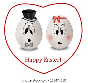 Happy Easter!  Funny eggs