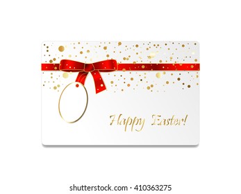 Happy easter gift card