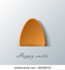 Happy Easter greeting banner. Eps10 Vector illustration