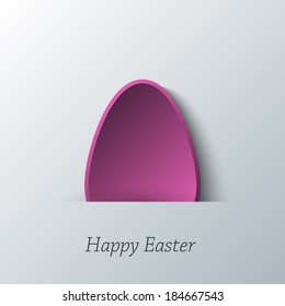 Happy Easter greeting banner. Eps10 Vector illustration