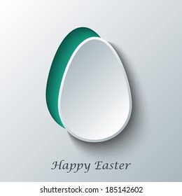 Happy Easter greeting banner. Eps10 Vector illustration