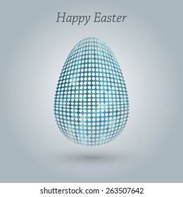 Happy Easter greeting banner. Eps10 Vector illustration