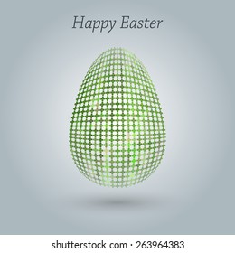 Happy Easter greeting banner. Eps10 Vector illustration