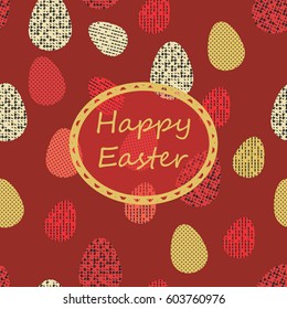 Happy Easter greeting banners. Eps10 Vector illustration