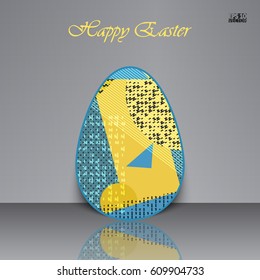 Happy Easter greeting banners. Eps10 Vector illustration