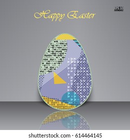 Happy Easter greeting banners. Eps10 Vector illustration