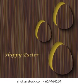 Happy Easter greeting banners. Eps10 Vector illustration