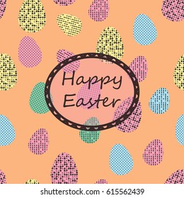 Happy Easter greeting banners. Eps10 Vector illustration