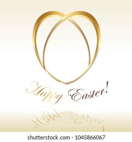 Happy Easter! Easter greeting card.