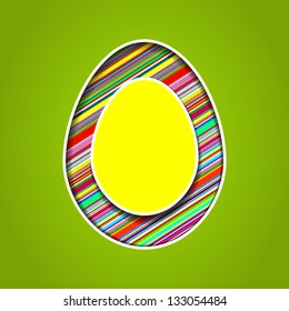 Happy Easter greeting card