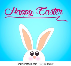 Happy Easter, greeting card