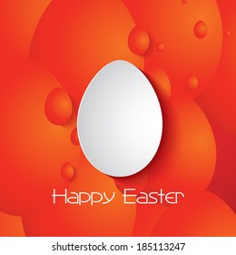 Happy Easter greeting card 