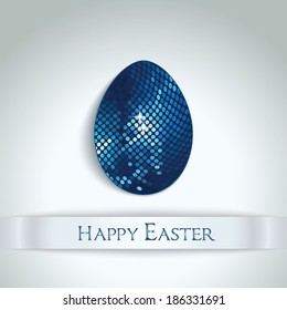 Happy Easter greeting card 
