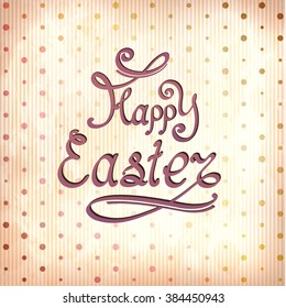 Happy Easter greeting card 