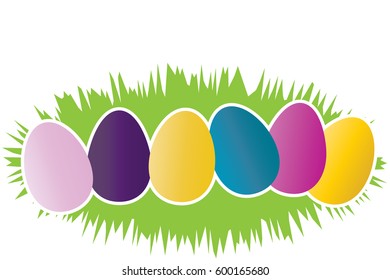 Happy Easter greeting card
