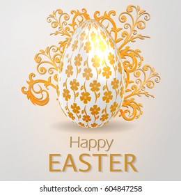 Happy Easter  greeting card 