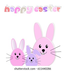 Happy Easter - greeting card