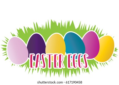 Happy Easter greeting card