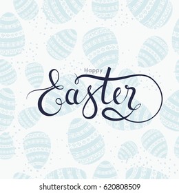 Happy Easter greeting card.