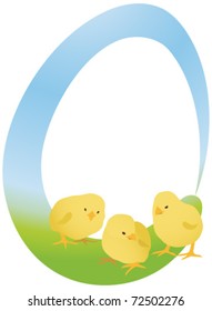 Happy Easter greeting card
