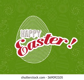 Happy Easter greeting card background