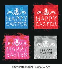 Frohe Ostern, Grußkartendesign