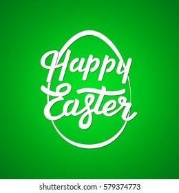 Happy Easter greeting card design. Vector illustration.