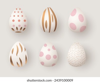 Tarjeta de felicitación de Pascua feliz con huevos en colores pastel tarjeta de celebración de vacaciones de primavera horizontal