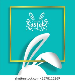 happy easter for greeting card gift card