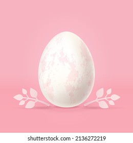 Happy Easter greeting card, painted eggs. Spring holidays, Easter background. Vector illustration EPS10.