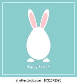 Happy Easter greeting card. Vector illustration