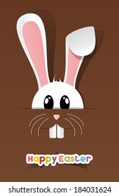 Happy Easter Greeting Card vector illustration