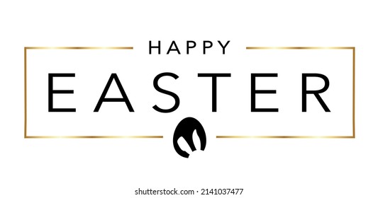 Happy Easter Greeting Card, Vector