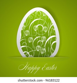 Happy Easter greeting card. Vector eps10 illustration