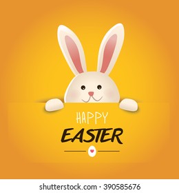 Happy Easter greeting card.Vector