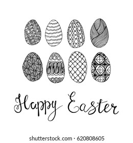 Happy Easter hand drawn card