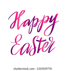 Happy Easter Handwritten Lettering