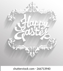 Happy Easter handwritten title