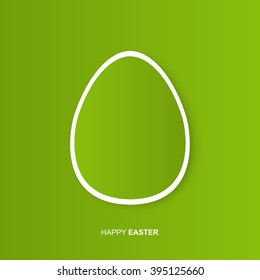 Happy easter icon. Greeting card. Vector design illustration.