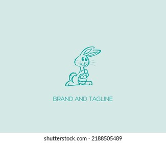 Happy Easter, label set. Egg, rabbit, bunny symbol. Lettering, calligraphy vector illustration