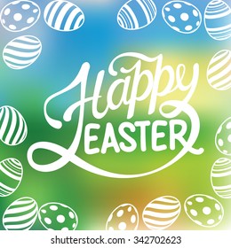 Happy Easter lettering
