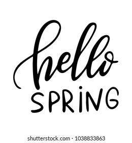 Happy Easter lettering. Greeting card template. Hand drawn modern calligraphy style. Vector illustration