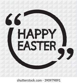 HAPPY EASTER Lettering Illustration design