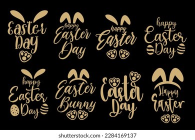 Happy easter lettering. Happy easter for a printing on demands
